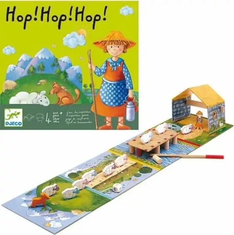 Настольная игра «Хоп, хоп, хоп!». Оптом.